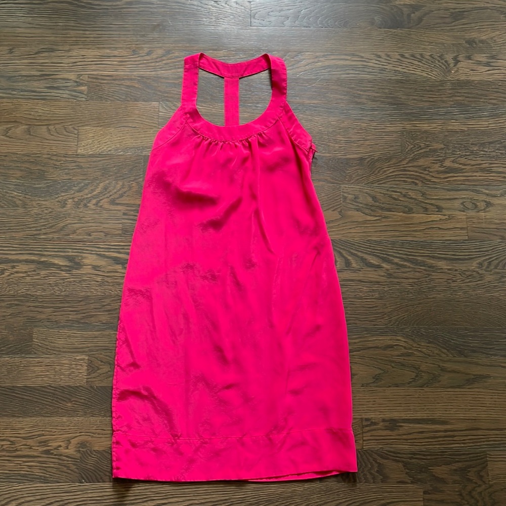 Banana Republic | Hot Pink T-Strap Dress